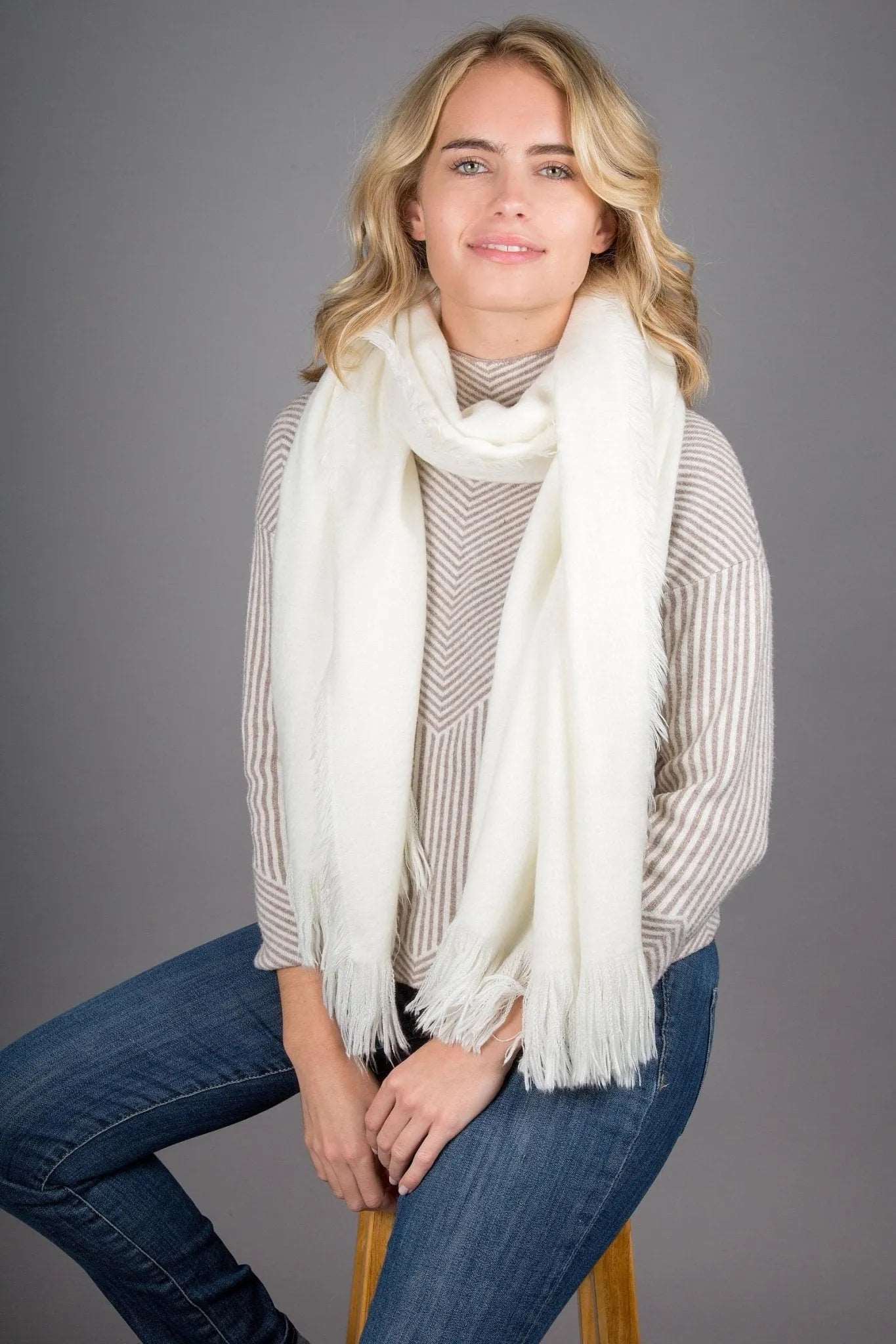 Arctic Scarf White