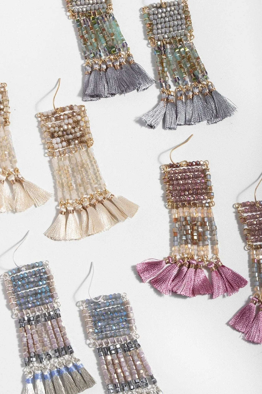 Anjuna Beaded Statement Earring - SAACHI