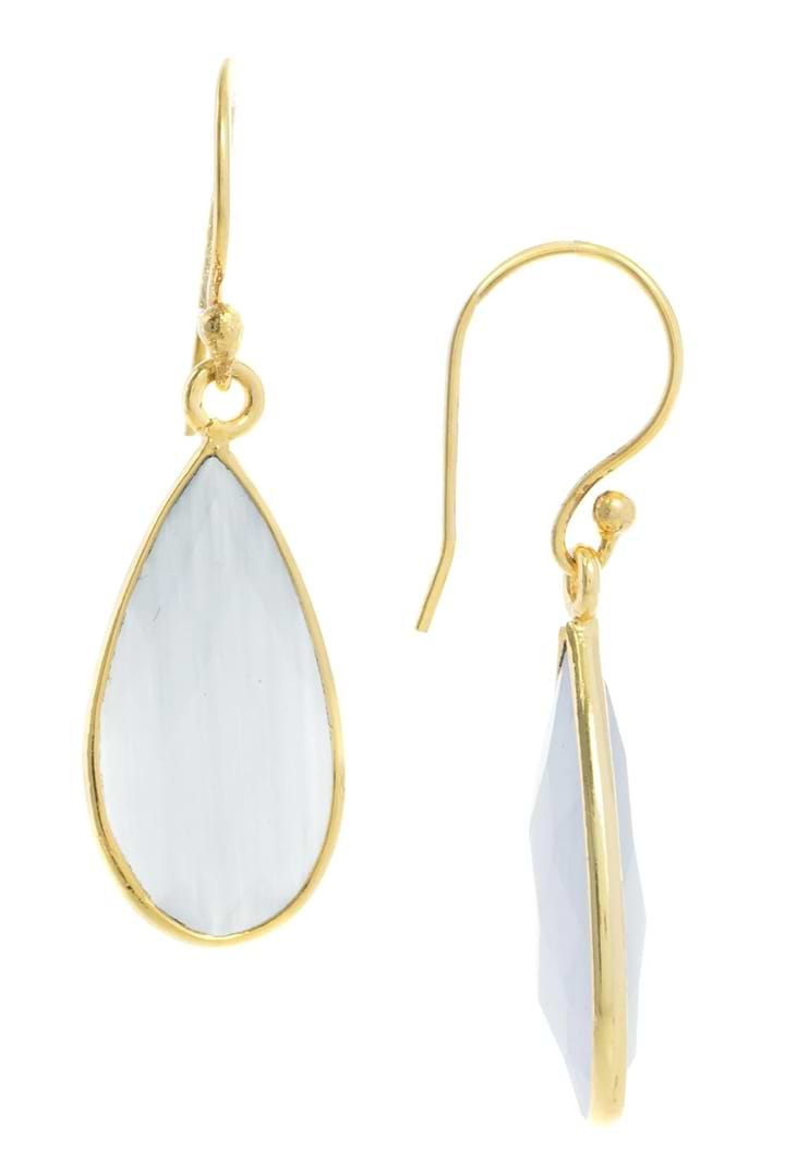 Single Drop Earring Alice Blue