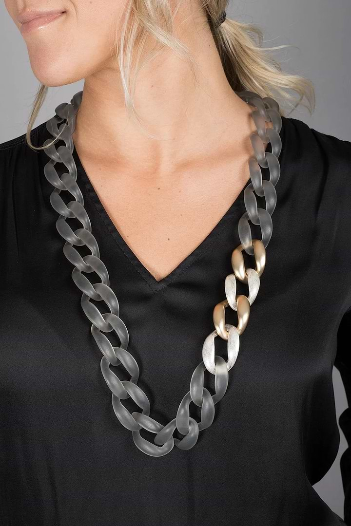 Linked Up Necklace Silver