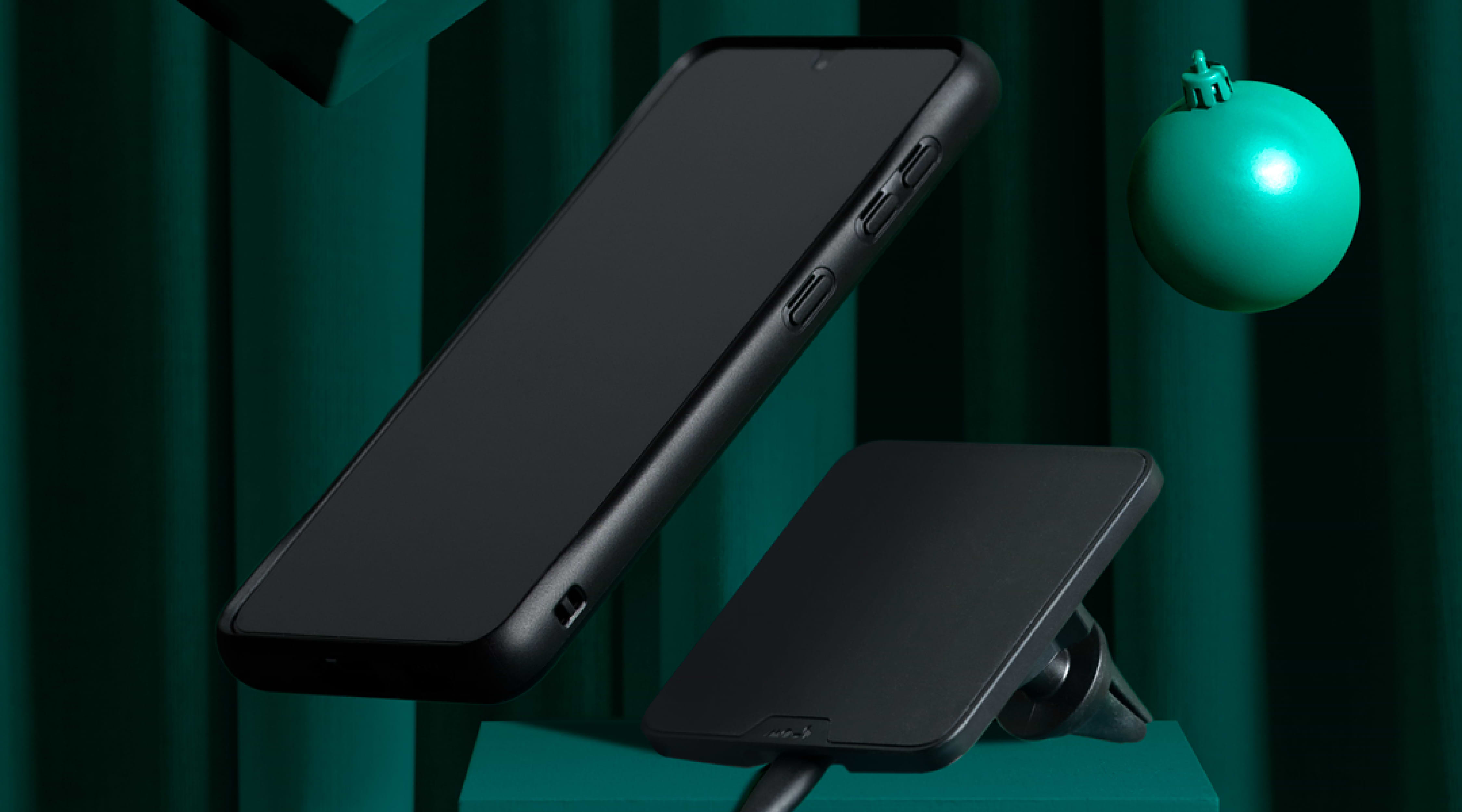 Mous magnetic wireless charger and protective phone case