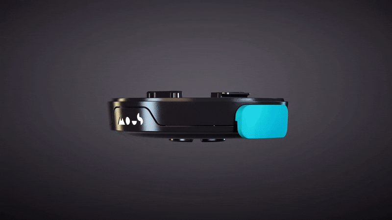 IntraLock hard locking mechanism attaching to Evolution hard locking phone case