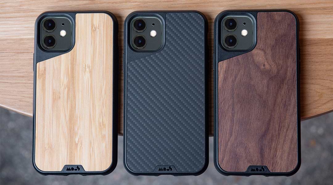 mous real material cases all include airoshock technology 