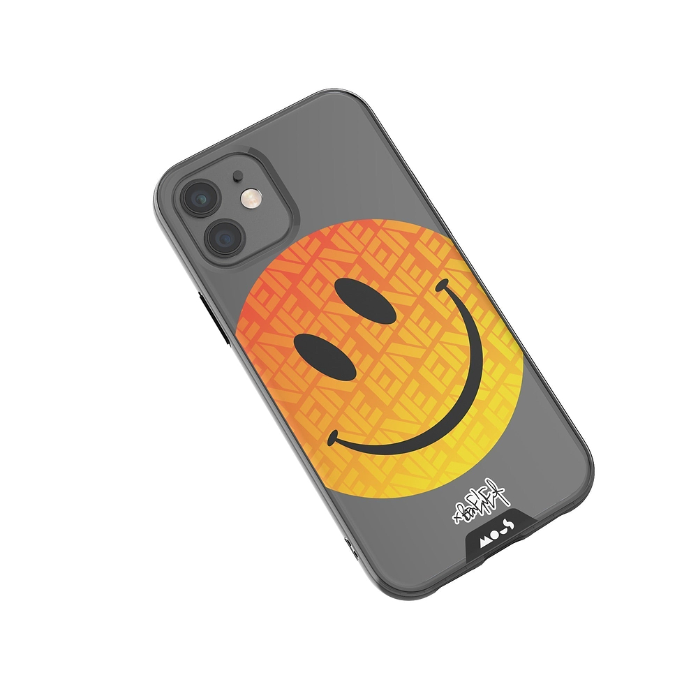 Ben Eine Orange Smiley Face Clear Schutzhülle | iPhone 12iPhone 12 mini