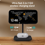 Charging Stand with Qi2 — Aramid Fibre