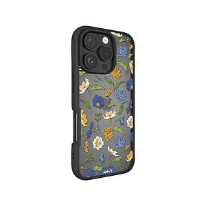 Flowers Printed Phone Case – Floral Blue