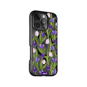 Coque protection des tulipes - Clarity Magsafe x Flowers