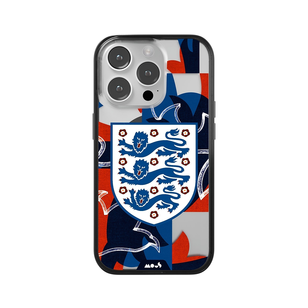 Coque Football Angleterre Euros 2024 Accessoires Football Three Lions Footy | iPhone 14 ProiPhone 14 Pro MaxiPhone 13 Pro MaxiPhone 13 Pro