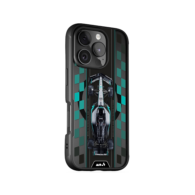 W16 Handy-Schutzhülle - Clarity MagSafe x Mercedes - AMG PETRONAS F1 Team