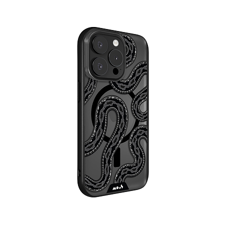 Shadow Mamba Protective Phone Case - Clarity MagSafe x Serpent