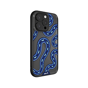 Vipère bleue Coque  protectrice - Clarity x Serpent
