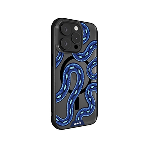 Blue Viper Protective Phone Case - Clarity MagSafe x Serpent