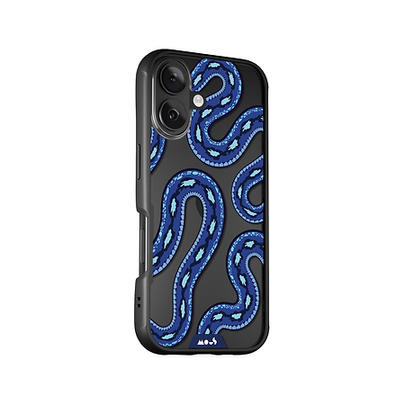 Blaue Viper Schutzhülle – Clarity x Serpent