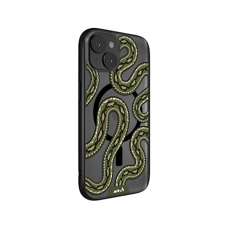 Coque protection en python Green Tree - Clarity MagSafe x Serpent