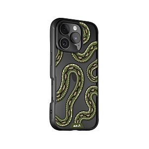Green Tree Python Protective Phone Case - Clarity x Serpent