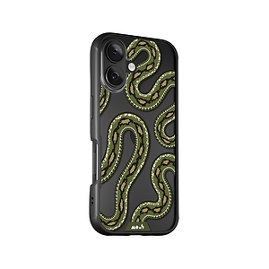 Green Tree Python Protective Phone Case - Clarity x Serpent