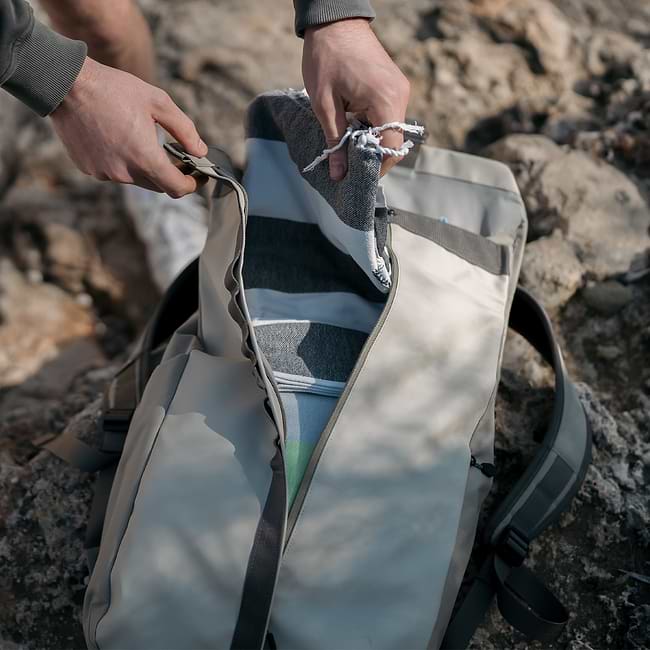 Everyday Day Backpack Wasserfeste Schutztasche Stone Cream Beige