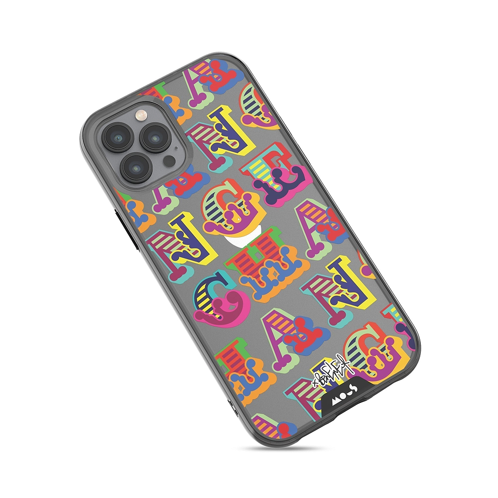 Coque protectrice transparente Qi Wireless Charging Ben Eine Change Design Collabs | iPhone 12 Pro MaxiPhone 12 Pro