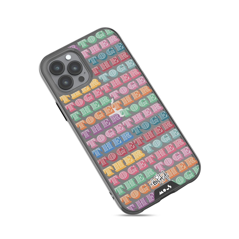 Coque protectrice transparente Qi Wireless Charging Ben Eine Together Design Collabs | iPhone 12 Pro MaxiPhone 12 Pro