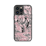 iPhone Magsafe Kompatibel Marmoriert Dusky Pink Clear Case Schutzhülle | iPhone 14 ProiPhone 14 Pro Max,