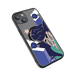 iPhone Magsafe Compatible Kelly Anna Blue Lady Face Sky High Art Clear Case Protective | iPhone 14 PlusiPhone 14iPhone 15iPhone 15 Plus
