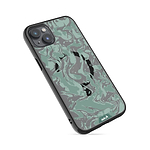 iPhone Magsafe Compatible Marbled Sage Green Clear Case Protective | iPhone 14 PlusiPhone 14iPhone 15iPhone 15 Plus
