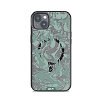 iPhone Magsafe Compatible Marbled Sage Green Clear Case Protective | iPhone 14 PlusiPhone 14iPhone 15iPhone 15 Plus