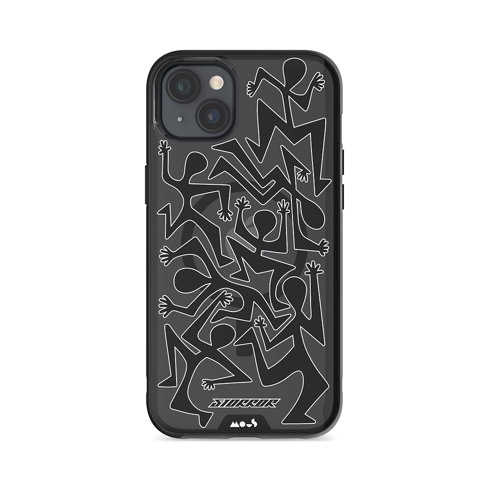 iPhone Magsafe Compatible Storror Squad Character Clear Case Protective | iPhone 14 Plus,iPhone 14,iPhone 15,iPhone 15 Plus
