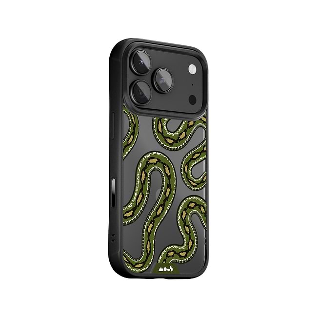 Green Tree Python Protective Phone Case - Clarity x Serpent