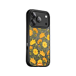 Blumen Printed Telefon Fall - Cosmos Orange