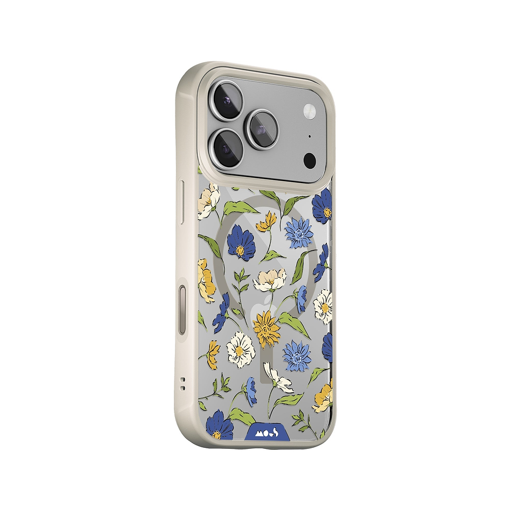 Flowers MagSafe® Compatible Printed Phone Case – Floral Blue