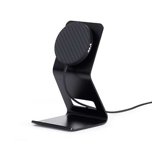 Chargeur et support en fibre d'aramide compatible MagSafe®
