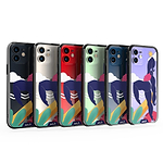 Coque protectrice transparente Qi Wireless Charging Kelly Anna Up Lift Art Design | iPhone 12iPhone 12 mini