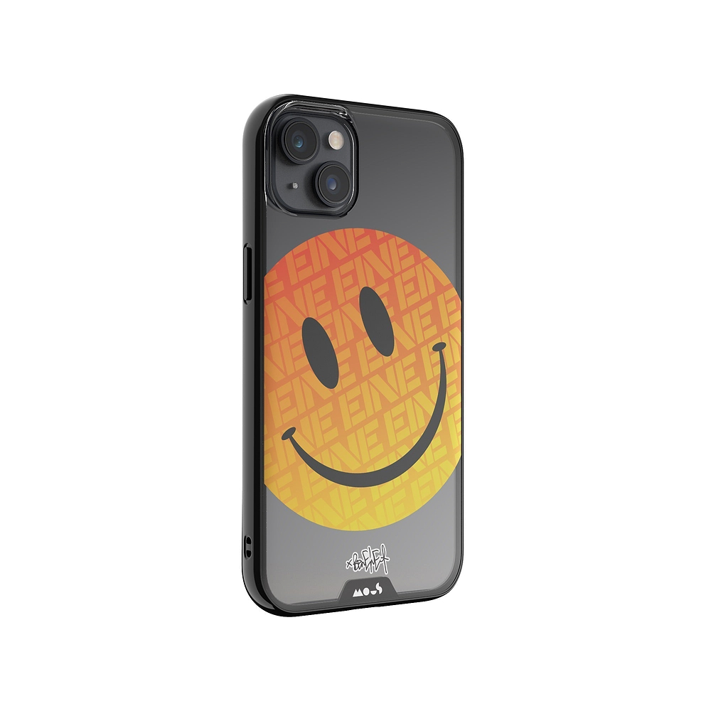 Ben Eine Orange Smiley Face Clear Protective Case | iPhone 14 PlusiPhone 14iPhone 15iPhone 15 Plus