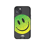 Coque iPhone transparente Ben Eine Green Smiley Face Qi | iPhone 14iPhone 14 PlusiPhone 15iPhone 15 Plus