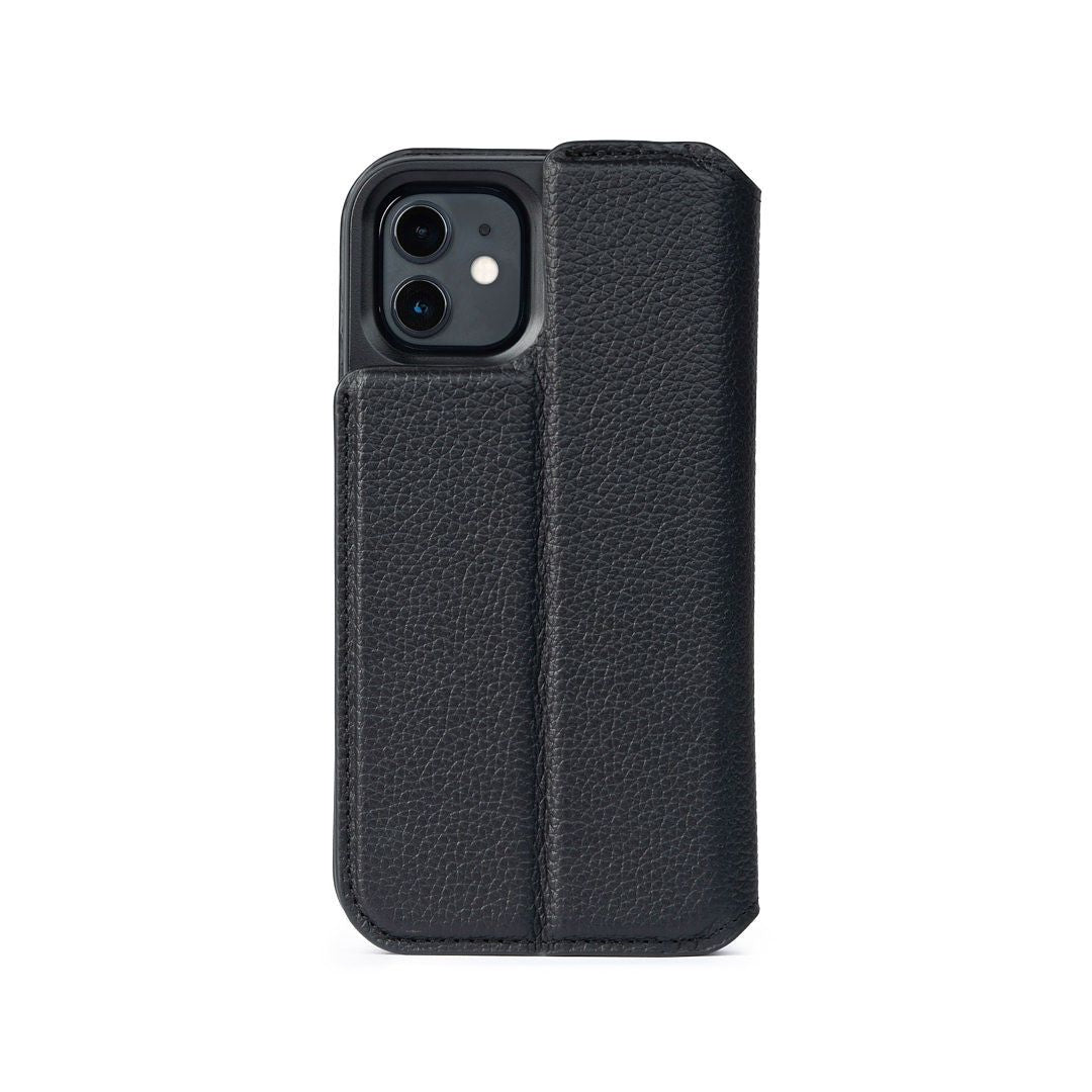 Portefeuille en cuir noir pour iPhone 12 Pro Max mini | iPhone 12iPhone 12 mini