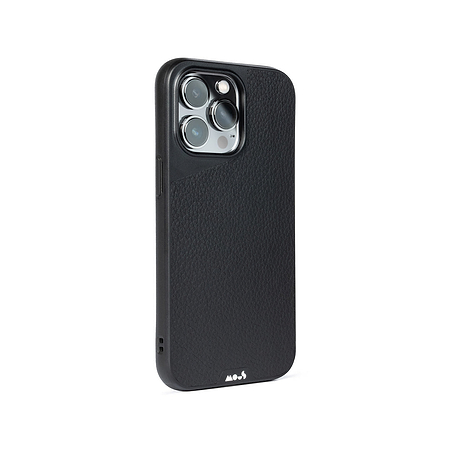 MagSafe® Compatible Black Leather Phone Case - Limitless 4.0