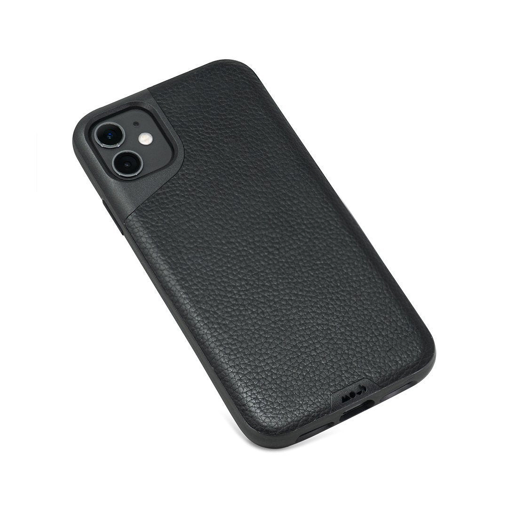 Black Leather Indestructible iPhone 11 Case | iPhone 11