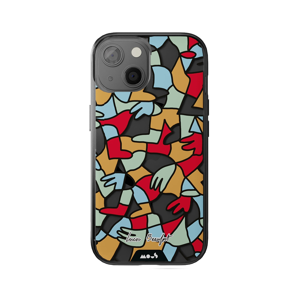 Coque transparente pour iPhone Lucas Beaufort Qi | iPhone 15 PlusiPhone 15iPhone 14 PlusiPhone 14