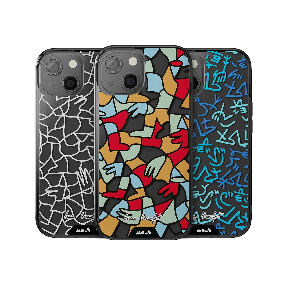 Coque transparente Lucas Beaufort Qi | iPhone 15 PlusiPhone 15iPhone 14 PlusiPhone 14iPhone 13iPhone 13 miniiPhone 12iPhone 12 mini