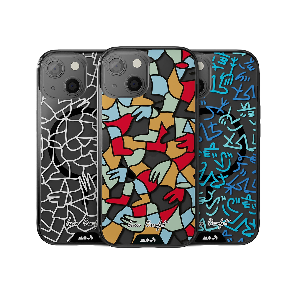 Coque transparente pour iPhone Lucas Beaufort Qi | iPhone 15 PlusiPhone 15iPhone 14 PlusiPhone 14