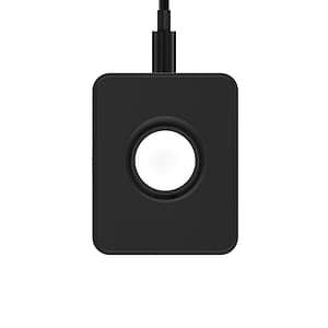 Hochwertiges Apple Watch® Ladegerät in Schwarz matt
