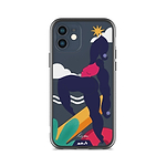 Coque protectrice transparente Qi Wireless Charging Kelly Anna Up Lift Art Design | iPhone 12iPhone 12 mini