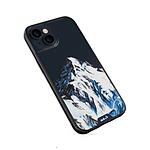 Clear Protective Phone Case Transparent Qi Wireless Charging Snow Mountain K2 Henry Fraser Design | iPhone 13,iPhone 13 mini