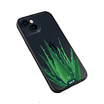 Clear Protective Phone Case Transparent Qi Wireless Charging Spiky Plant Aloe Vera Henry Fraser Design | iPhone 13,iPhone 13 mini