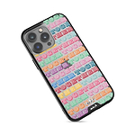 Clear Protective Phone Case Transparent Qi Wireless Charging Ben Eine Together Design Collabs | iPhone 15 Pro Max,iPhone 15 Pro