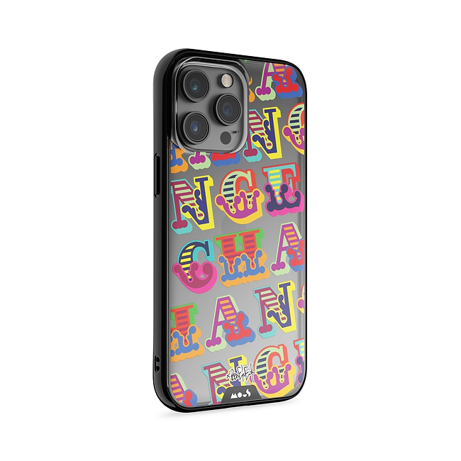 Clear Protective Phone Case Transparent Qi Wireless Charging Ben Eine Change Design Collabs | iPhone 14 Pro Max,iPhone 14 Pro