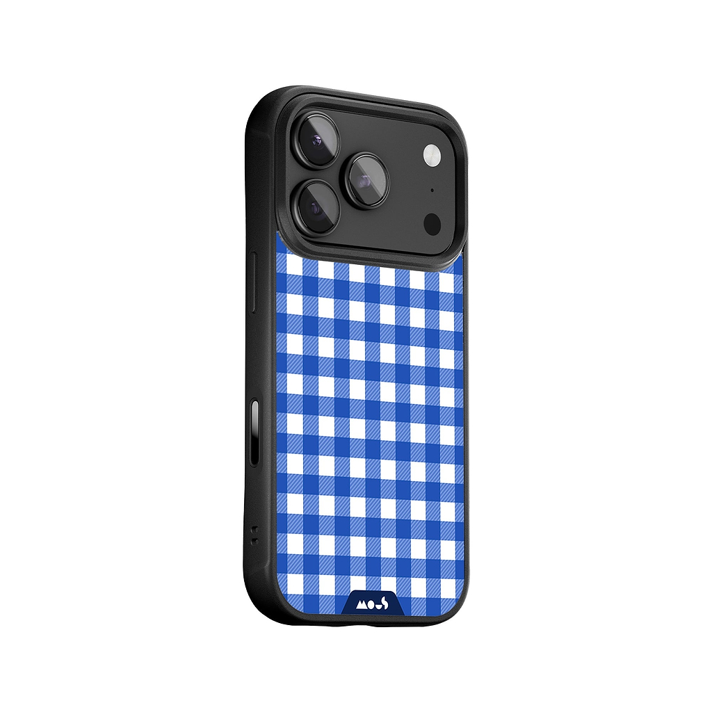 Black Blue Checkered Phone Case Blue And Black Checkered IPhone Case