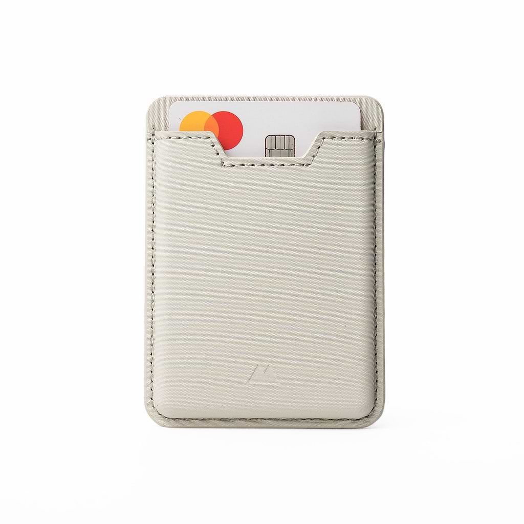 Mous MagSafe® Compatible Card Wallet – Stone