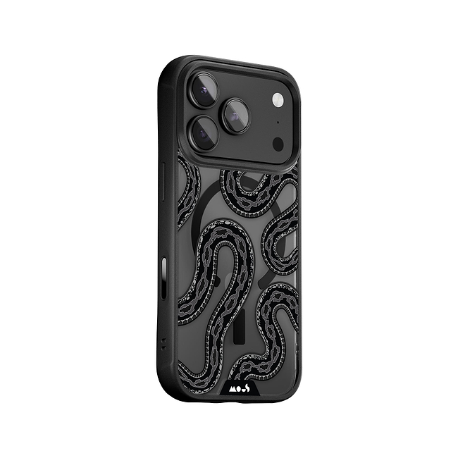Shadow Mamba Protective Phone Case - Clarity MagSafe x Serpent